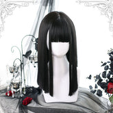Perruques Lolita Classiques Cheveux Courts et Raides Naturels